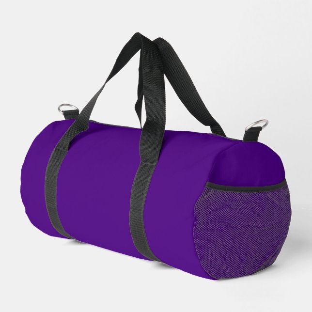 Bolsa Duffel de gimnasia personalizado con bolsill (Esquina derecha)