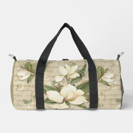 Bolsa Duffel de impresión floral de Magnolia