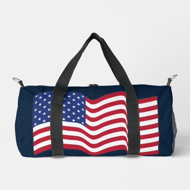 Bolsa Duffel de la bandera estadounidense (Anverso)