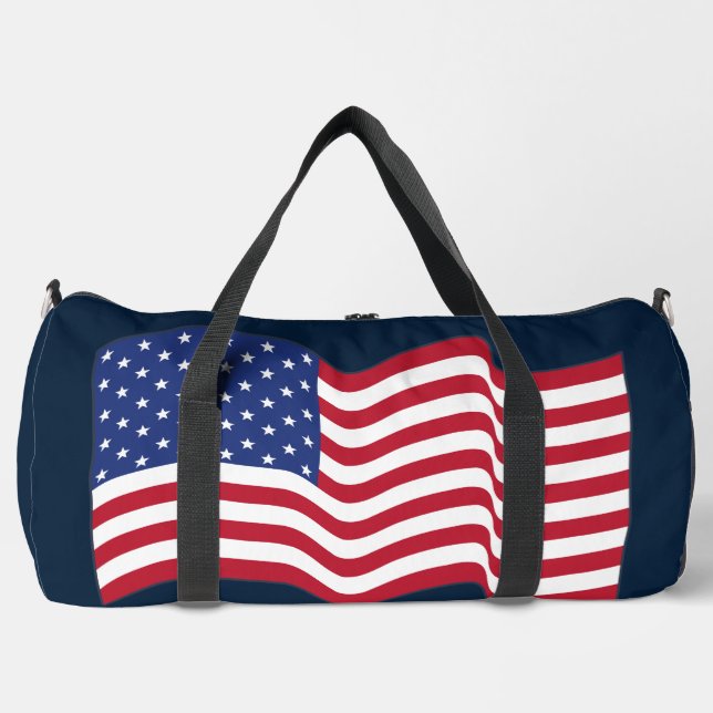 Bolsa Duffel de la bandera estadounidense (Anverso)