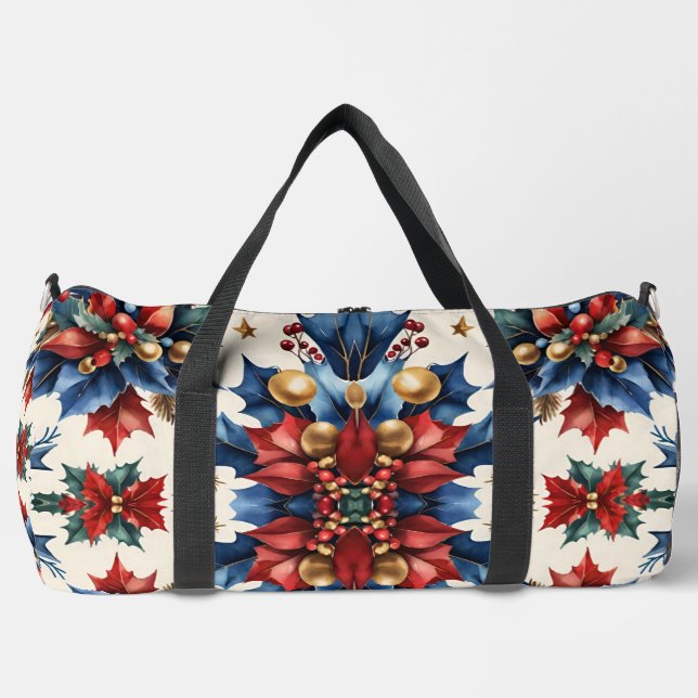 Bolsa Duffel de Navidades grandes únicos (Anverso)