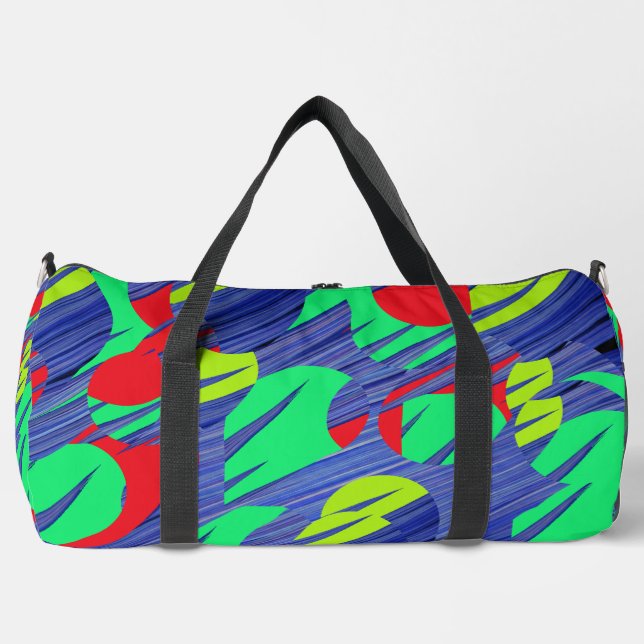 Bolsa Duffel, diseño clásico moderno multicolor (Anverso)