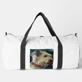 Bolsa Duffel Grande con impresión de perro