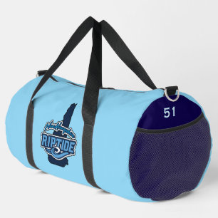 Bolsa Duffel Grande con nombre y número personaliz