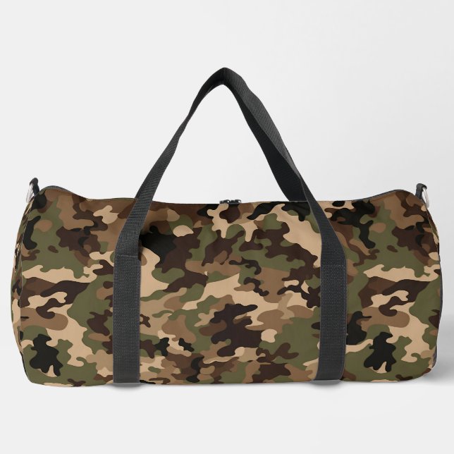 Bolsa Duffel Grande de Camuflaje (Anverso)