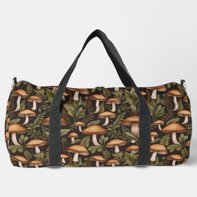 Bolsa Duffel Jardín de hongos botánicos (Anverso)