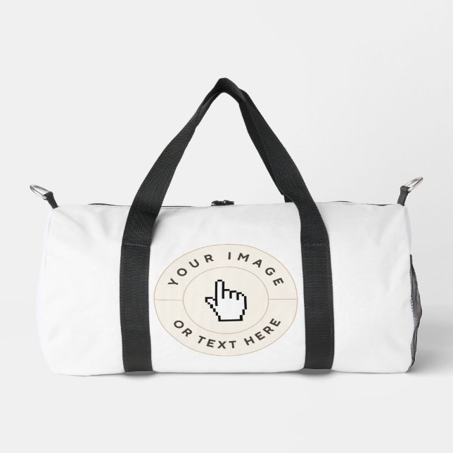 Bolsa Duffel pequeña - Personalizado Añadir su ima (Anverso)