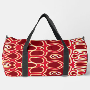 Bolsa Duffel, un diseño elegante rojo vibrante