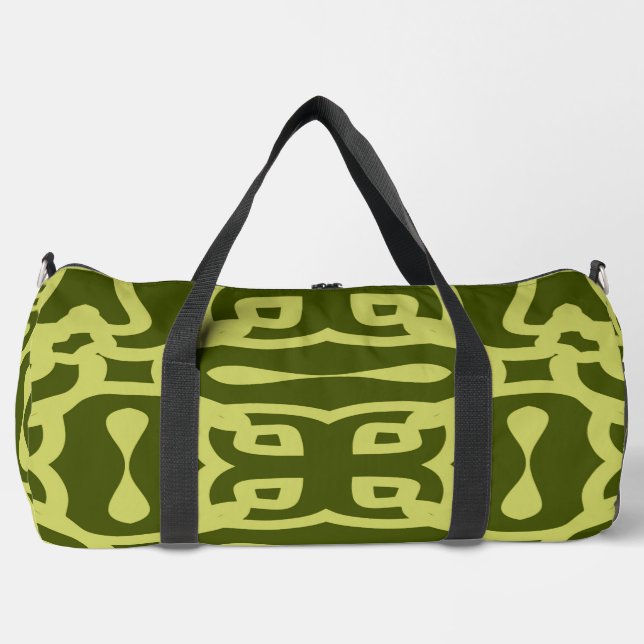 Bolsa Duffel, un elegante diseño verde clásico (Anverso)