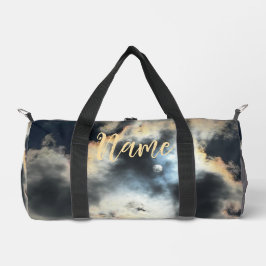 Bolsa Duffle L de 19" personalizada - cielo nublad