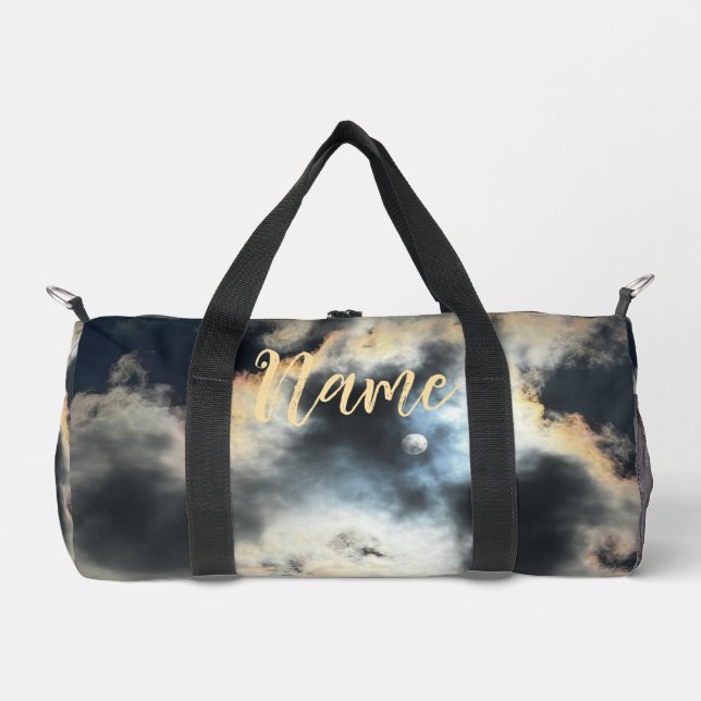 Bolsa Duffle L de 19" personalizada - cielo nublad (Anverso)