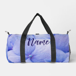 Bolsa Duffle L de 19" personalizada - Hydrangea az