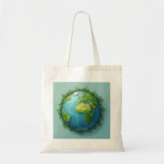 Bolsa ecológica de diseño terrestre: un pequeño pa