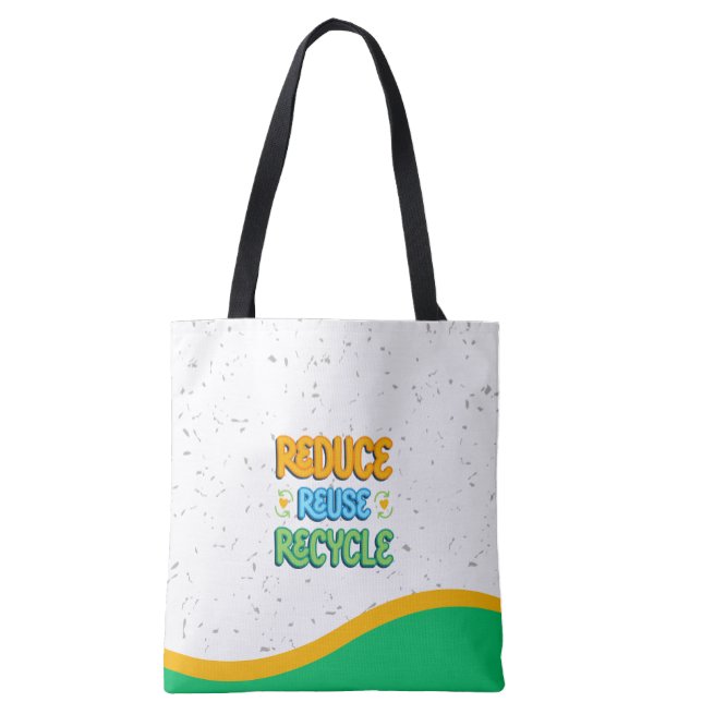 Bolsa Ecológica Reducir Reutilizar Reciclar (Reduce Reuse Recycle Eco Tote Bag)