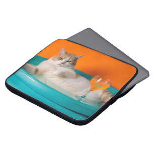 Bolsa electrónica bolsa brillante con un gato tend