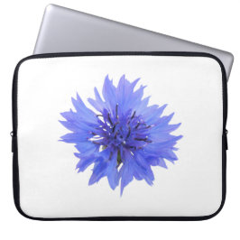 Bolsa electrónica con diseño de flor de maíz azul
