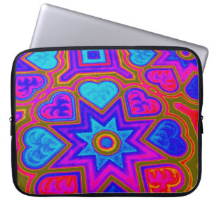 Bolsa Electrónica Corazones Psicodélicos