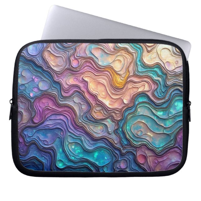 Bolsa electrónica de Abalone Swirls (Frente)