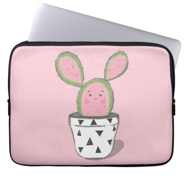 Bolsa electrónica de Cactus Cute (Frente)