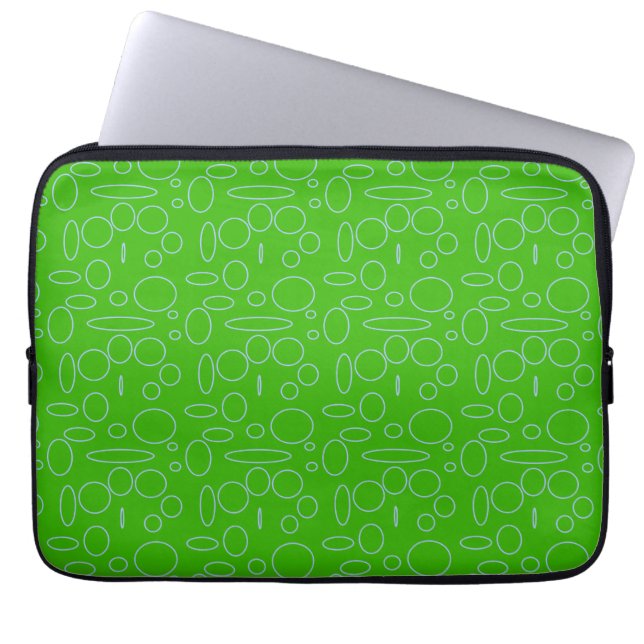 Bolsa electrónica de círculo verde (Frente)