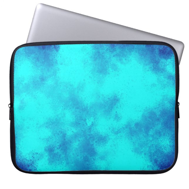 Bolsa electrónica de efecto de nube azul (Frente)