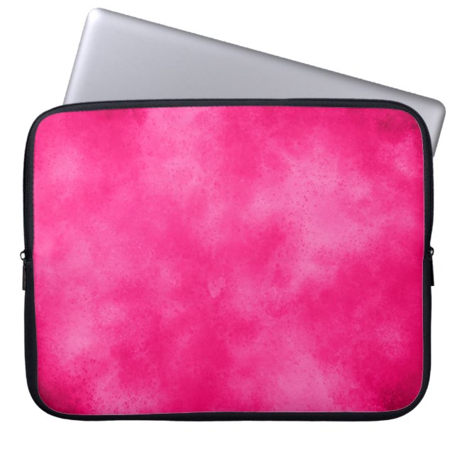 Bolsa electrónica de efecto de nube magenta (Frente)