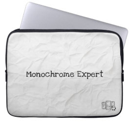 Bolsa electrónica de expertos monocroma