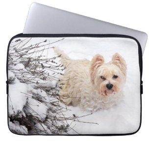 Bolsa electrónica de fotos de perros blancos Westi