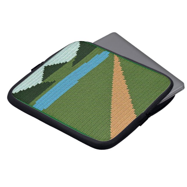 Bolsa electrónica de ganchillo artesanal de carret (Superior anverso)