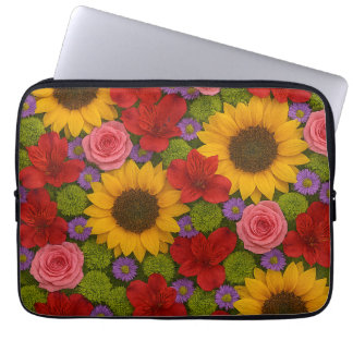 Bolsa electrónica de girasol y Rosas