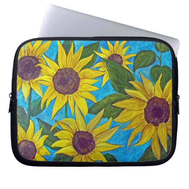 Bolsa electrónica de girasoles (Frente)