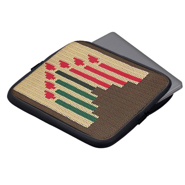 Bolsa electrónica de impresión crochet de artista  (Superior anverso)