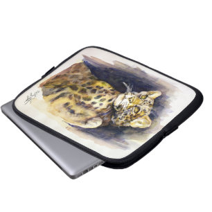 Bolsa electrónica de leopardo de la nieve