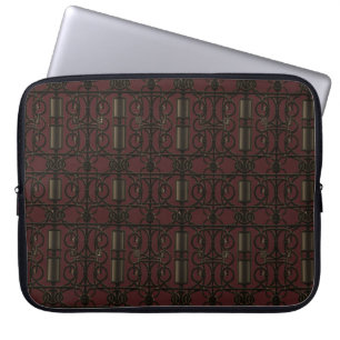 Bolsa electrónica de metal gótico
