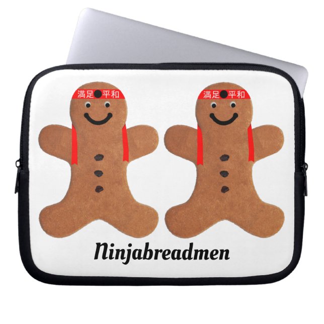 Bolsa electrónica de ninjabreadman biscuit (cookie (Frente)
