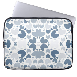 Bolsa electrónica del corazón azul