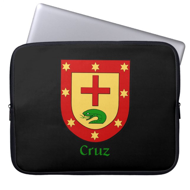 Bolsa electrónica del Escudo de la Familia Cruz (Frente)