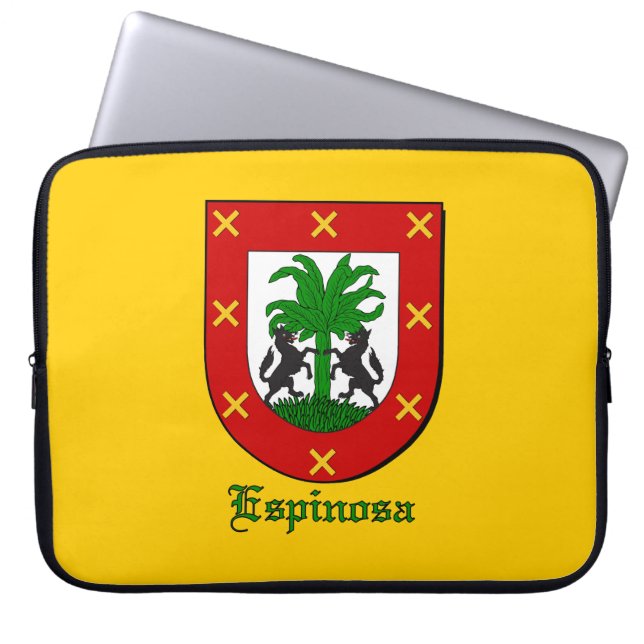 Bolsa electrónica del Escudo de la Familia Espinos (Frente)
