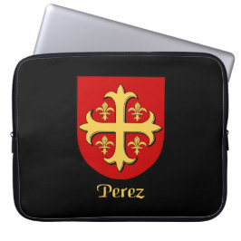 Bolsa electrónica del Escudo de la Familia Perez