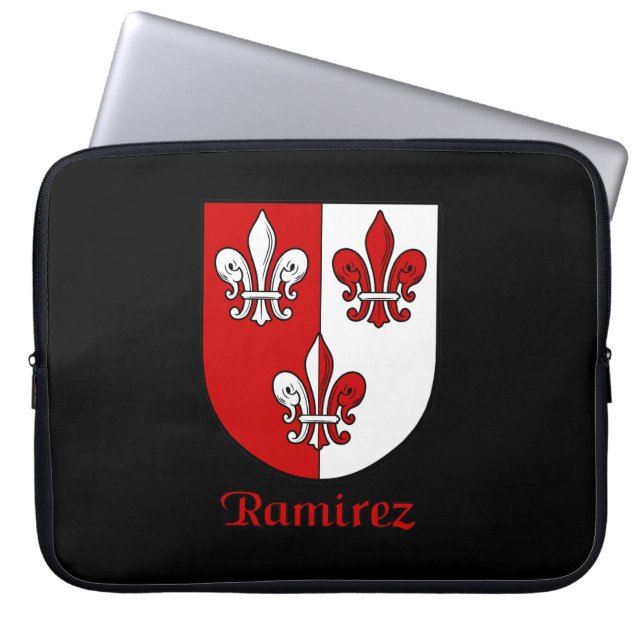Bolsa electrónica del Escudo de la Familia Ramirez (Frente)