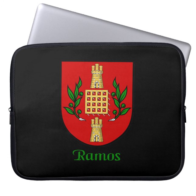 Bolsa electrónica del Escudo de la Familia Ramos (Frente)