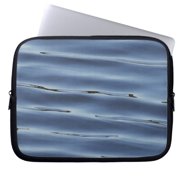 Bolsa electrónica del patrón de agua azul (Frente)