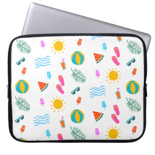 Bolsa electrónica del patrón de playa de verano
