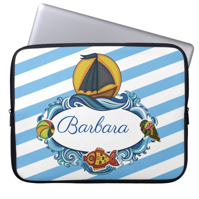 Bolsa electrónica divertida de verano personalizad (Frente)