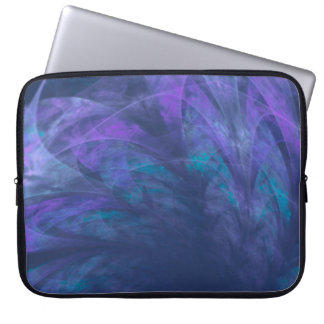 Bolsa Electrónica Fractal de Petales Azules Transp