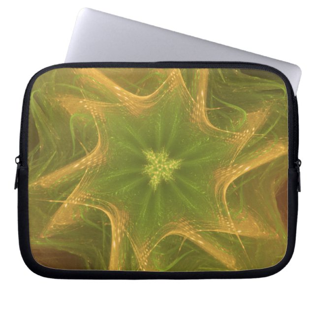 Bolsa electrónica Fractal Paleta Verde Luz (Frente)