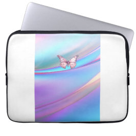 Bolsa electrónica moderna opalescente de mariposa
