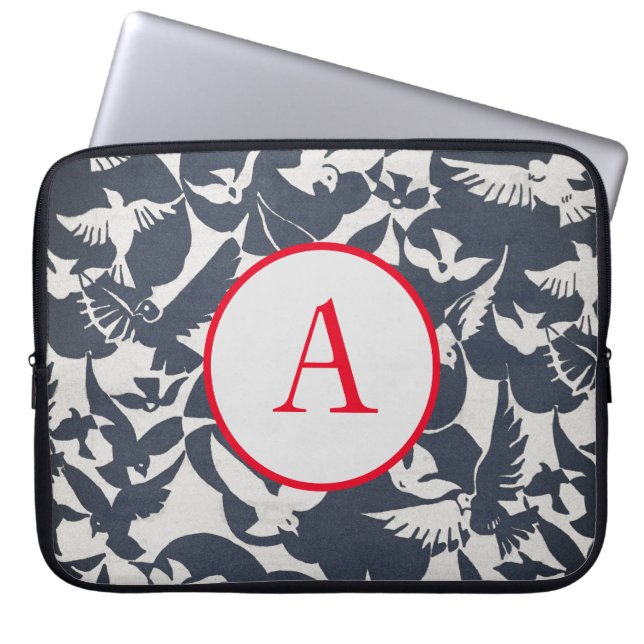 Bolsa electrónica PATRÓN DE AVES JAPONÉS DIY INICI (Frente)