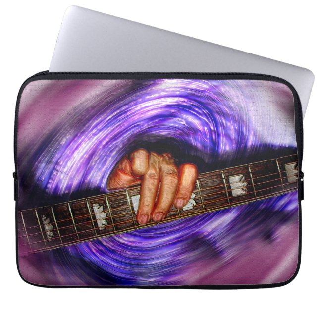 Bolsa electrónica Vortex púrpura (Frente)