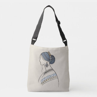 Bolsa elegante de arte folclórico ucraniano